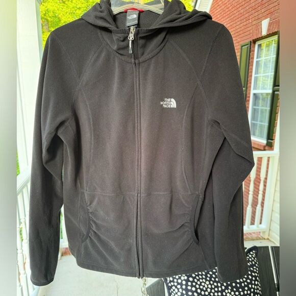 The North Face Full Zip Black Fleece Hoodie. Women’s L - Picture 1 of 7